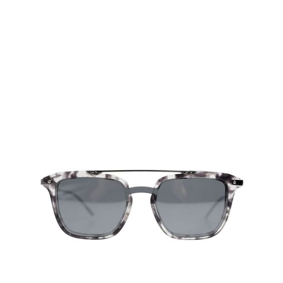 Dolce & Gabbana Gray Havana Acetate Square DG4327 Eyewear Women's Sunglasses